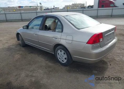 2003 Honda Civic Lx z USA, uszkodzony, nr VIN JHMES16583S000893